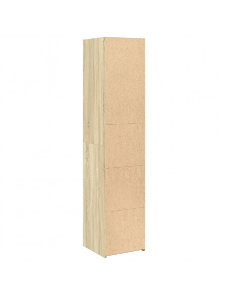 Credenza Rovere Sonoma 40x41x185cm in Legno Multistrato
