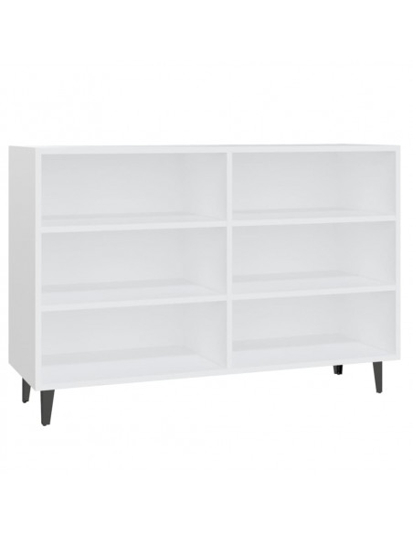 Credenza Bianca 103,5x35x70 cm in Legno Multistrato