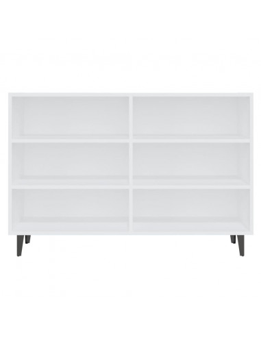 Credenza Bianca 103,5x35x70 cm in Legno Multistrato