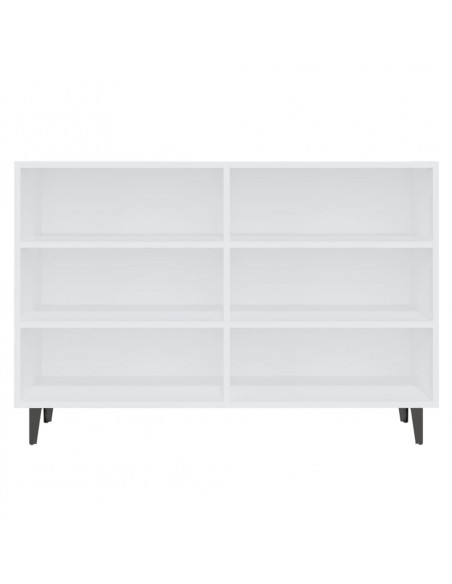 Credenza Bianca 103,5x35x70 cm in Legno Multistrato
