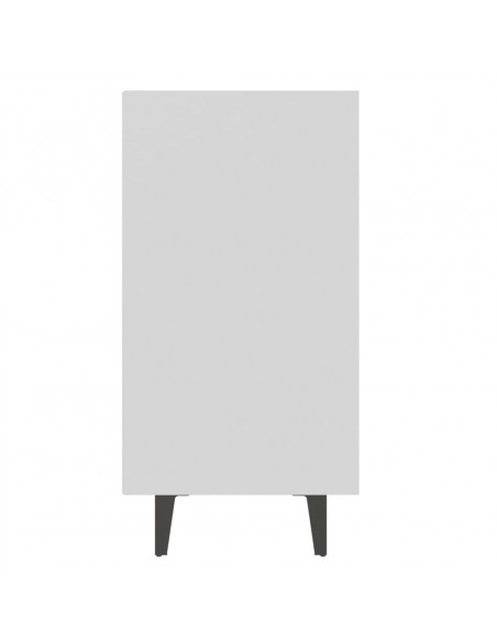 Credenza Bianca 103,5x35x70 cm in Legno Multistrato