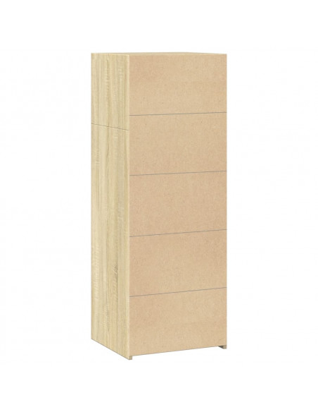 Credenza Rovere Sonoma 45x41x124 cm in Legno Multistrato