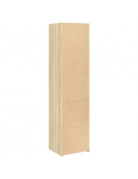 Credenza Rovere Sonoma 45x41x185 cm in Legno Multistrato