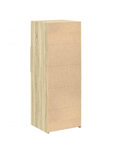 Credenza Rovere Sonoma 45x42,5x124 cm in Legno Multistrato
