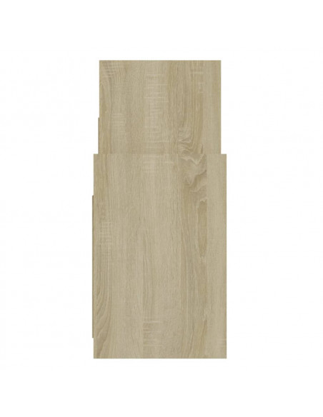 Credenza Rovere Sonoma 60x26x60 cm in Legno Multistrato