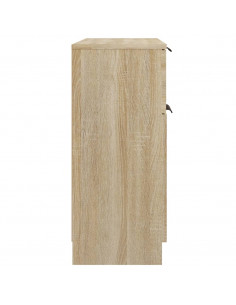 Credenza Rovere Sonoma 60x30x70 cm in Legno Multistrato