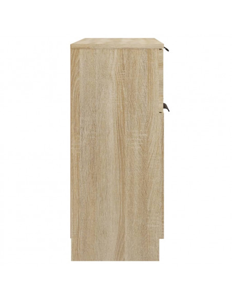 Credenza Rovere Sonoma 60x30x70 cm in Legno Multistrato