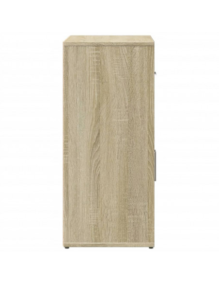 Credenza Rovere Sonoma 60x31x70 cm in Legno Multistrato