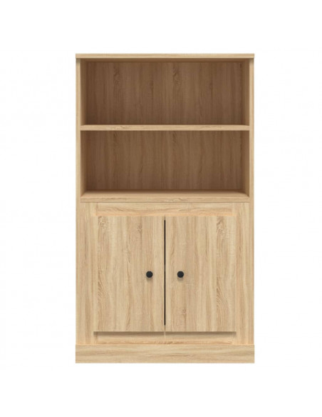 Credenza Rovere Sonoma 60x35,5x103,5 cm in Legno Multistrato