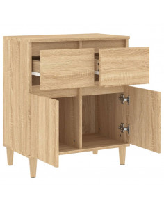 Credenza Rovere Sonoma 60x35x70 cm in Legno Multistrato