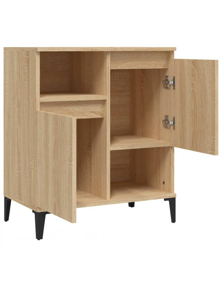 Credenza Rovere Sonoma 60x35x70 cm in Legno Multistrato