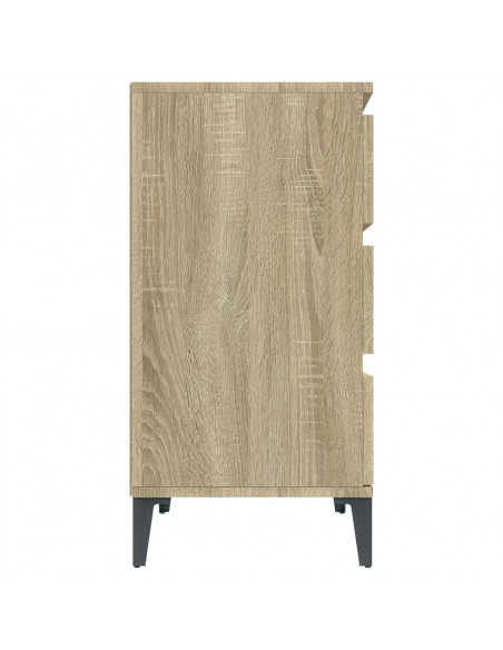 Credenza Rovere Sonoma 60x35x70 cm in Legno Multistrato