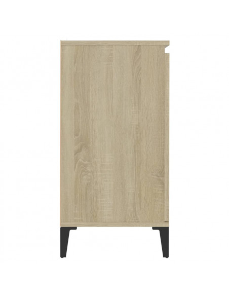 Credenza Rovere Sonoma 60x35x70 cm in Legno Multistrato