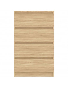Credenza Rovere Sonoma 60x35x98,5 cm in Legno Multistrato