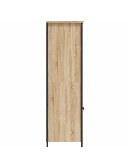 Credenza Rovere Sonoma 62x36x121,5 cm in Legno Multistrato