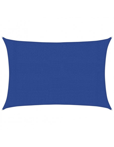 Vela Parasole 160 g/m² Rettangolare Blu 3x5 m in HDPE