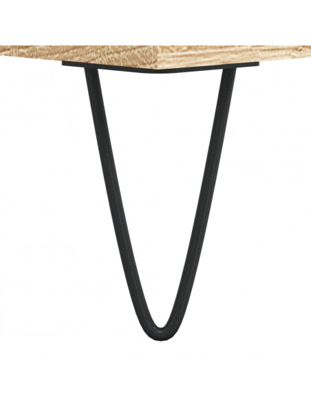 Credenza Rovere Sonoma 69,5x34x180 cm in Legno Multistrato