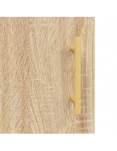 Credenza Rovere Sonoma 69,5x34x180 cm in Legno Multistrato