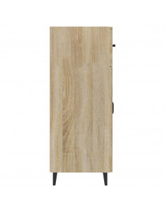 Credenza Rovere Sonoma 69,5x34x90 cm in Legno Multistrato