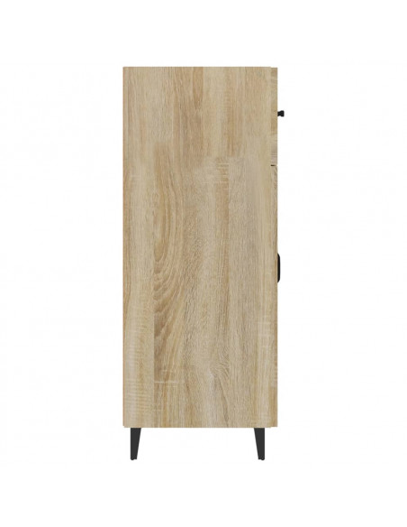 Credenza Rovere Sonoma 69,5x34x90 cm in Legno Multistrato