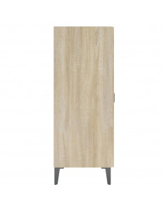 Credenza Rovere Sonoma 69,5x34x90 cm in Legno Multistrato