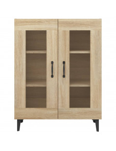 Credenza Rovere Sonoma 69,5x34x90 cm in Legno Multistrato