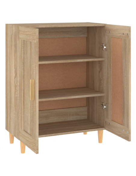Credenza Rovere Sonoma 69,5x34x90 cm in Legno Multistrato
