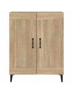 Credenza Rovere Sonoma 69,5x34x90 cm in Legno Multistrato