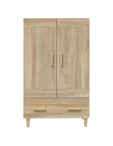 Credenza Rovere Sonoma 70x31x115 cm in Legno Multistrato