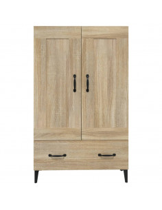 Credenza Rovere Sonoma 70x31x115 cm in Legno Multistrato