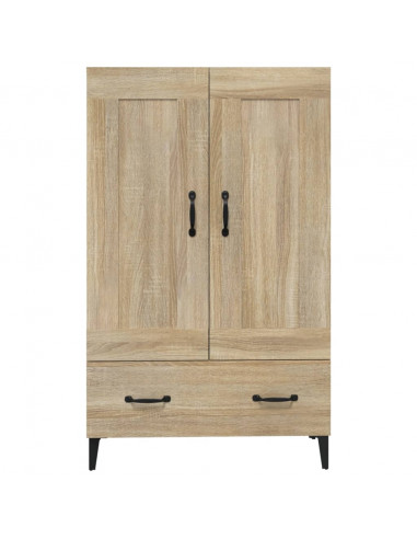 Credenza Rovere Sonoma 70x31x115 cm in Legno Multistrato