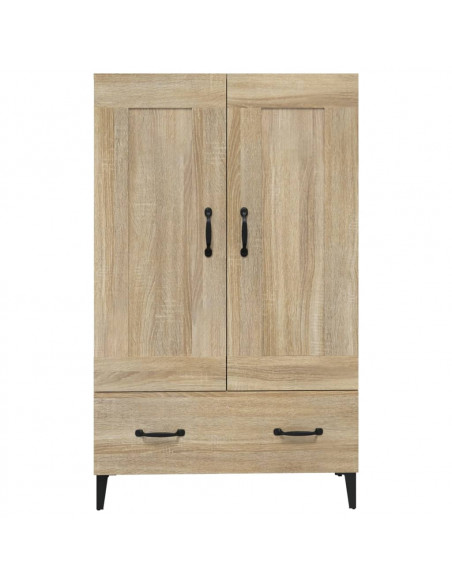 Credenza Rovere Sonoma 70x31x115 cm in Legno Multistrato