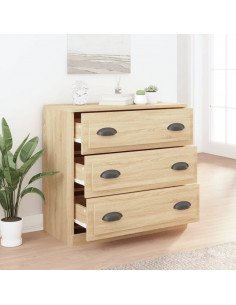 Credenza Rovere Sonoma 70x35,5x67,5 cm in Legno Multistrato