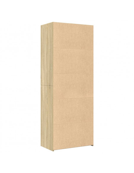Credenza Rovere Sonoma 70x41x185 cm in Legno Multistrato