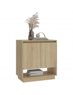 Credenza Rovere Sonoma 70x41x75 cm in Truciolato