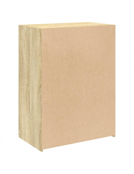 Credenza Rovere Sonoma 70x41x93 cm in Legno Multistrato