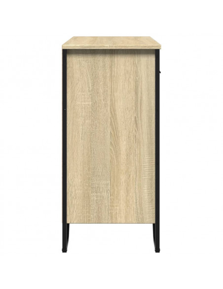Credenza Rovere Sonoma 79,5x35,5x74,5 cm in Legno Multistrato