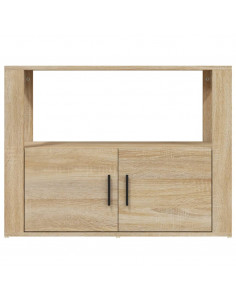 Credenza Rovere Sonoma 80x30x60 cm in Legno Multistrato