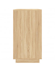 Credenza Rovere Sonoma 80x34x75 cm in Legno Multistrato