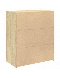 Credenza Rovere Sonoma 80x42,5x93 cm in Legno Multistrato