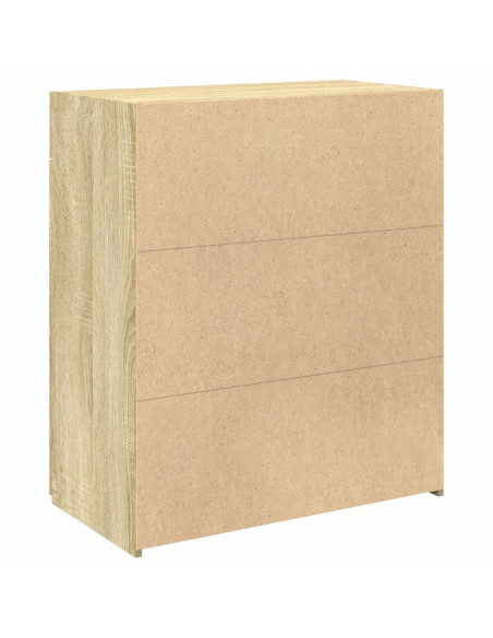 Credenza Rovere Sonoma 80x42,5x93 cm in Legno Multistrato
