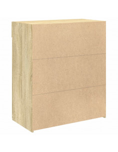 Credenza Rovere Sonoma 80x42,5x93 cm in Legno Multistrato