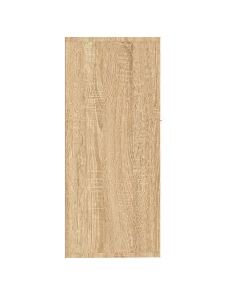 Credenza Rovere Sonoma 88x30x70 cm in Legno Multistrato