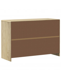 Credenza SAUDA Rovere 114x43x75,5 cm in Legno Massello di Pino
