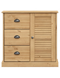 Credenza VIGO 78x40x175 cm in Legno Massello di Pino