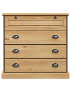 Credenza VIGO 80x40x176 cm in Legno Massello di Pino