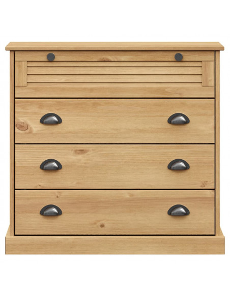 Credenza VIGO 80x40x176 cm in Legno Massello di Pino