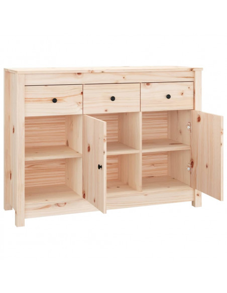 Credenza 100x35x74 cm in Legno Massello di Pino