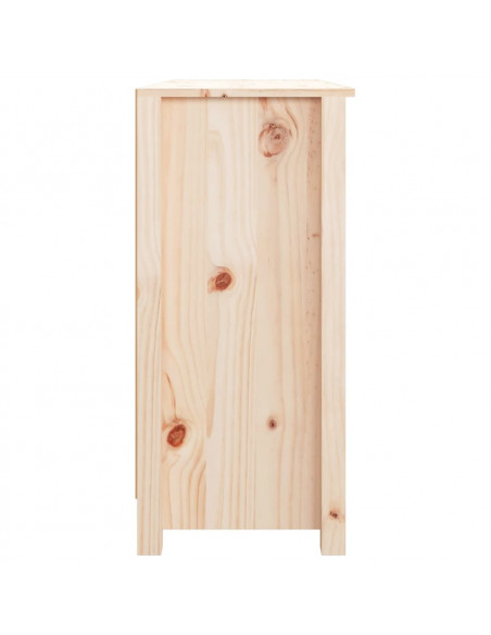 Credenza 100x35x74 cm in Legno Massello di Pino