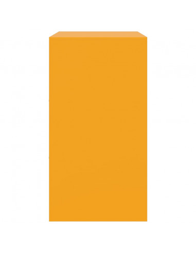 Credenza Giallo Senape 67x39x73 cm in Acciaio